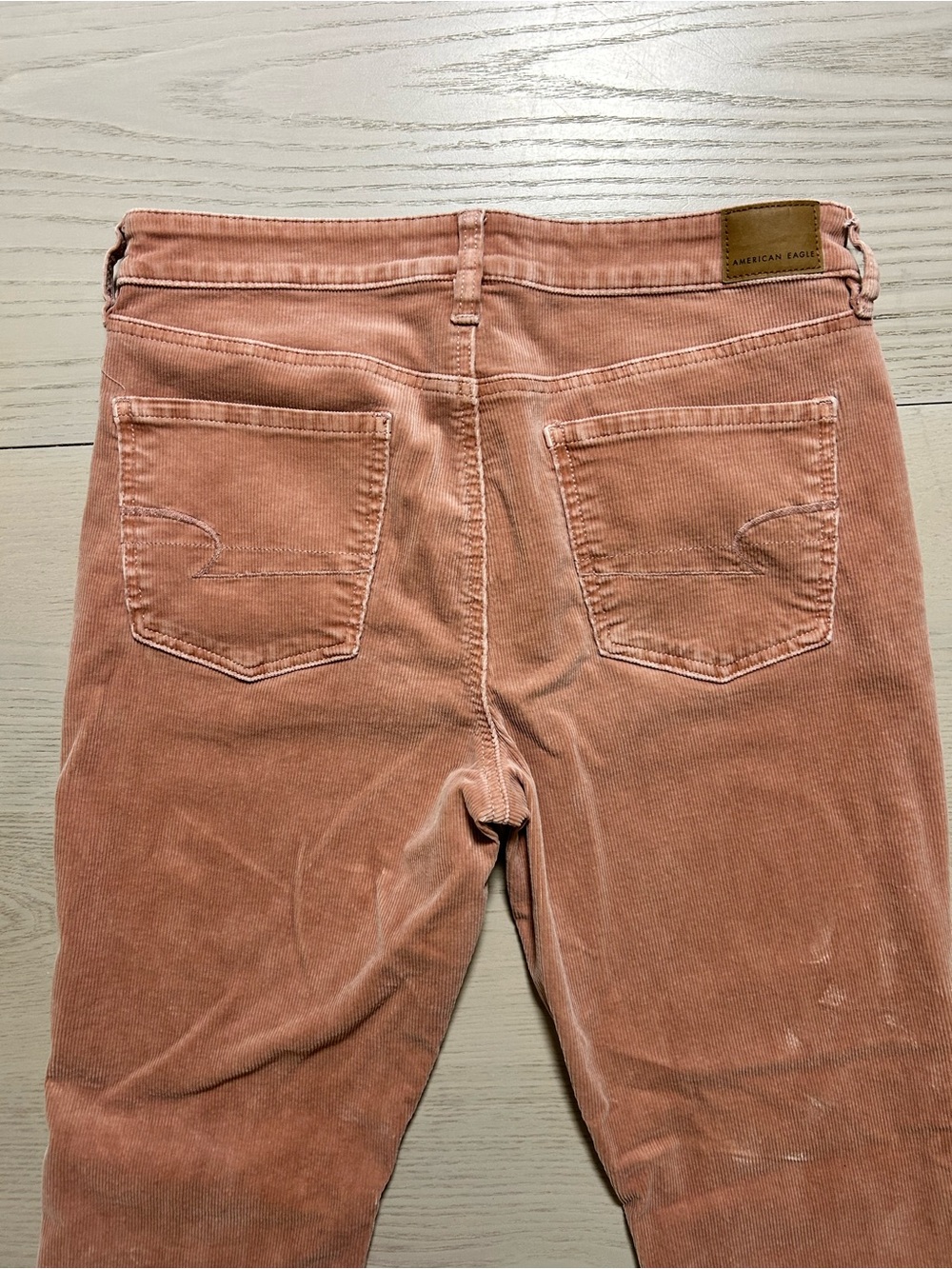 American Eagle Outfitters Women's Dusty Pink Corduroy Jeggings Skinny